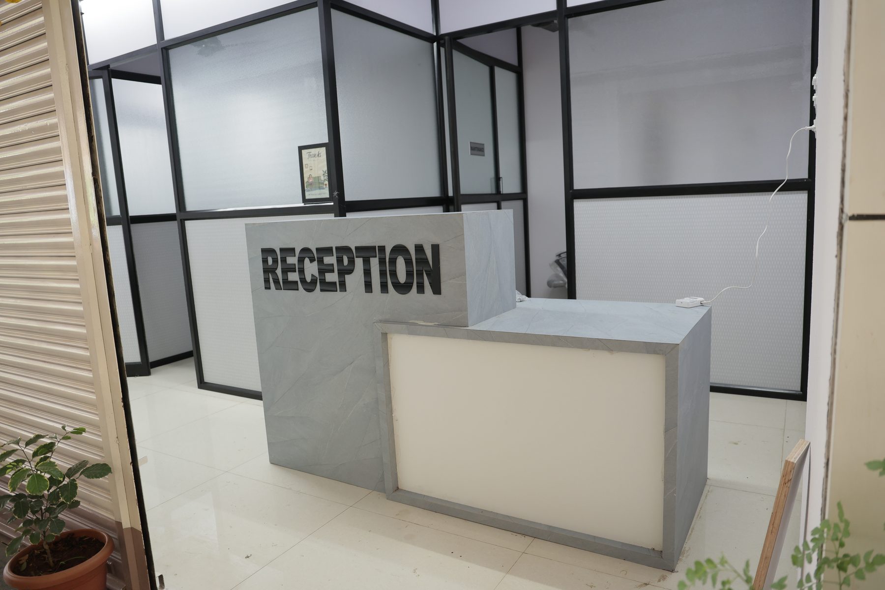 Reception desk